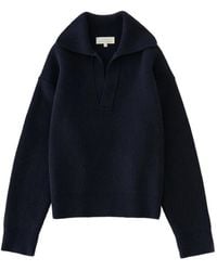 Studio Nicholson - Pull Nash À Col Ouvert - Lyst