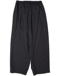 Yoshio Kubo - Pleated Wide-Leg Trousers - Lyst