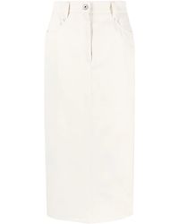 Brunello Cucinelli - A-Line Maxi Skirt - Lyst