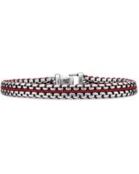 David Yurman - Sterling Woven Box Chain Bracelet (10Mm) - Lyst