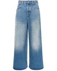 Gucci - Jeans Met Wijde Pijpen - Lyst