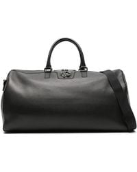 Roberto Cavalli - Rc-Plaque Leather Holdall Bag - Lyst