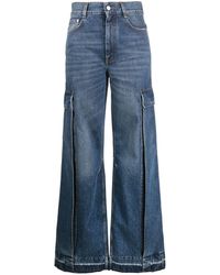 Stella McCartney - Jeans mit weitem Bein - Lyst