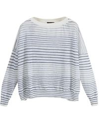 Roberto Collina - Striped-Pattern Long-Sleeve T-Shirt - Lyst