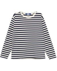 Junya Watanabe - Horizontal-Stripe Long-Sleeve T-Shirt - Lyst