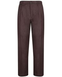 Canali - Pleated Tailored Trousers - Lyst