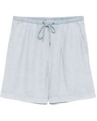 James Perse - Pleated Bermuda Shorts - Lyst