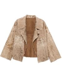 Liska - Jack Met Gekerfde Revers En Textuur - Lyst