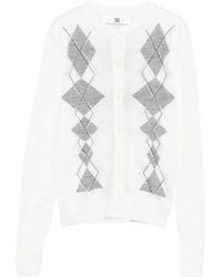 Ermanno Scervino - Diamond-pattern Cardigan - Lyst