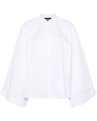 Emporio Armani - Camisa con cuello de pico - Lyst