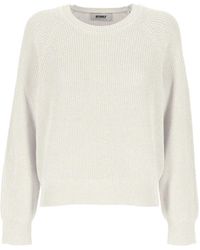 Ecoalf - Ribgebreide Trui Met Raglan Mouwen - Lyst