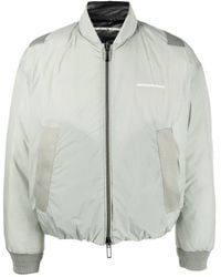 Emporio Armani - Logo-print Padded Down Jacket - Lyst