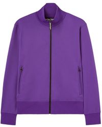Palm Angels - Back Curved Logo Track Jacket - Lyst