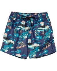 Mauna Kea - Short De Bain À Imprimé Graphique - Lyst