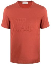 Corneliani - Slogan-embossed Logo T-shirt - Lyst
