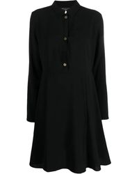 ARMANI EXCHANGE - Robe Évasée À Patch Logo - Lyst