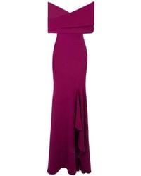 Gemy Maalouf - Draped Off-The-Shoulder Maxi Dress - Lyst