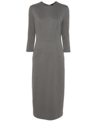 Fabiana Filippi - Crew Neck Midi Dress - Lyst