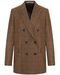 Tagliatore - Double-Breasted Check-Pattern Blazer - Lyst