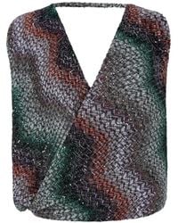 Missoni - Sequin-Embellished Zigzag Top - Lyst