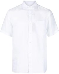 Paul & Shark - Short-Sleeved Linen Shirt - Lyst