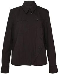 Melitta Baumeister - Circle Asymmetric-Fastening Shirt - Lyst