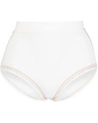 Eres - Tempo High-Waist Lace-Trim Briefs - Lyst