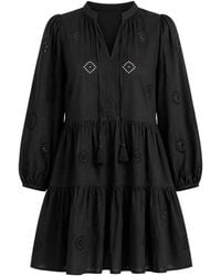 Seafolly - Embroidered Tiered Midi Dress - Lyst
