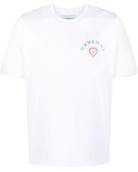 Casablancabrand - T-Shirt mit "For the Peace"-Print - Lyst