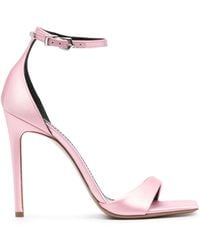 Paris Texas - 105Mm Satin Stiletto Sandals - Lyst