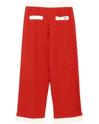 Karl Lagerfeld - Pantaloni Con Inserti A Contrasto - Lyst