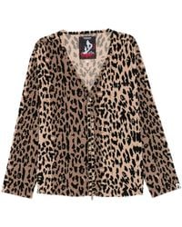 A Bathing Ape - X Kazuki Kuraish Leopard-Pattern V-Neck Jacket - Lyst