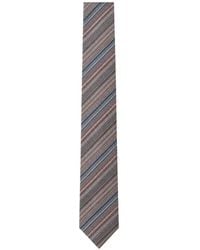 Missoni - Cravate En Soie À Rayures Diagonales - Lyst