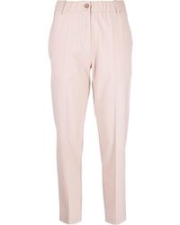 Alysi - Elasticated-waistband Tailored Trousers - Lyst