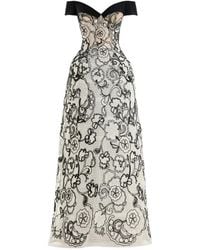Gemy Maalouf - Off-Shoulder Maxi Dress - Lyst