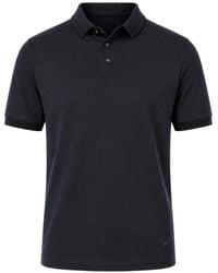 Emporio Armani - Textured-Finish Polo Shirt - Lyst