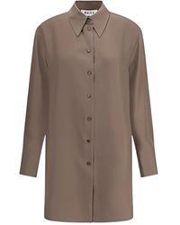 Rohe - Button-Front Silk Shirt - Lyst