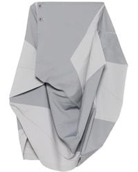 Issey Miyake - Panelled Geometric-Pleat Maxi Skirt - Lyst