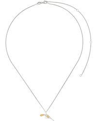 True Rocks - Two-Tone Pistol Pendant Necklace - Lyst