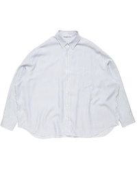Acne Studios - Striped Button-Up Shirt - Lyst