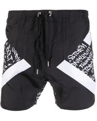 Neil Barrett - Short Imprimé À Lien De Resserrage - Lyst