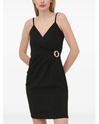 Morgan - Roots.F Ring Detail Mini Dress - Lyst