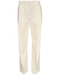 Stella McCartney - Pleated Straight-Fit Trousers - Lyst