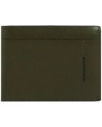 Piquadro - Grained Leather Wallet - Lyst