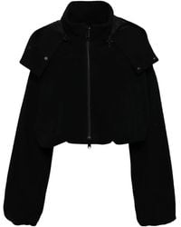 Y's Yohji Yamamoto - Mock Neck Cropped Jacket - Lyst