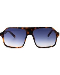 Palm Angels - Camino Geometric-Frame Sunglasses - Lyst