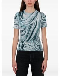 Rabanne - Camiseta con estampado trompe l'oeil - Lyst