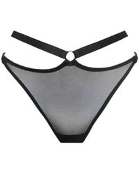 Bordelle - String Signature En Mesh - Lyst