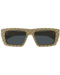 Gucci - Square-Frame Pattern Sunglasses - Lyst