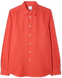 Paul Smith - Button-Down Overhemd Met Puntkraag - Lyst